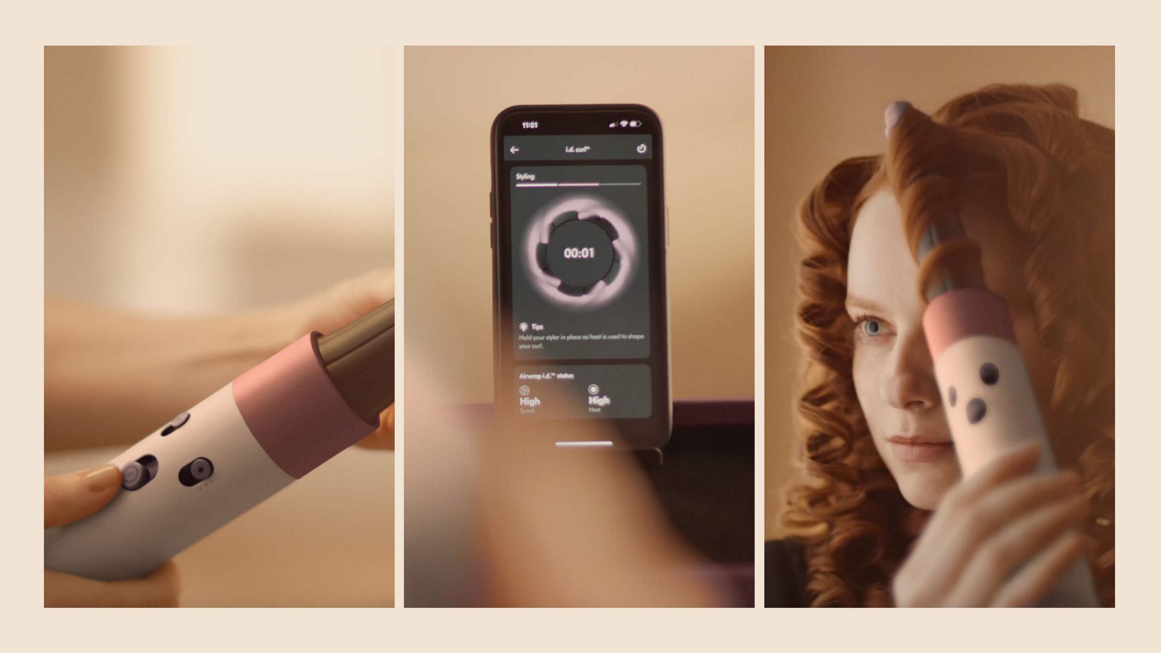 dyson airwrap i.d.™ multi haarstyler und trockner curly+coily