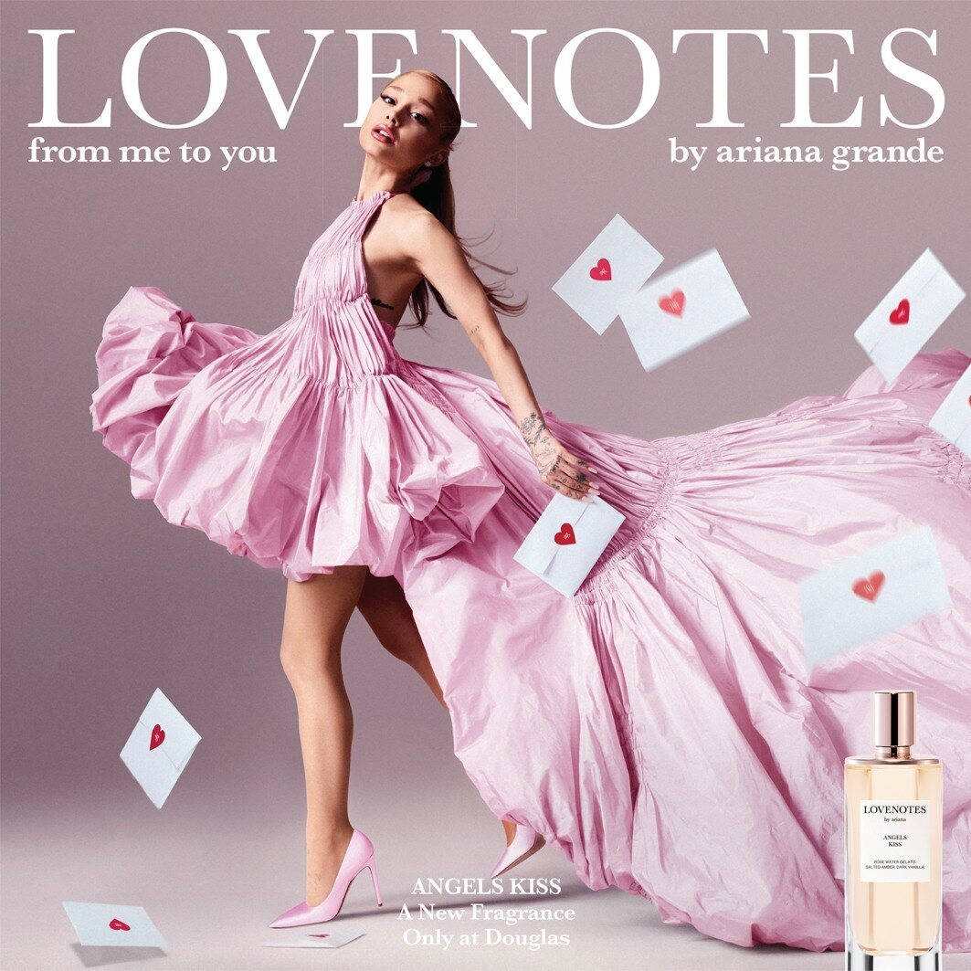ariana grande lovenotes lovenotes angels kiss eau de parfum 125 ml