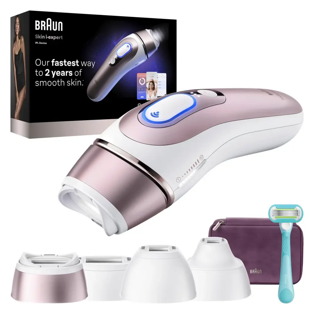 braun skin i·expert pro 7 ipl pl7431 mit face mini haarentferner fs1000