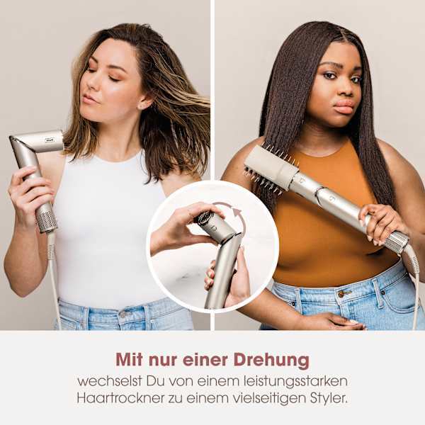 shark flexstyle 5 in 1 haarstyler und trockner stone Shark FlexStyle HD446SLEU Stone Produktbild 02