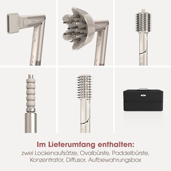shark flexstyle 5 in 1 haarstyler und trockner stone Shark FlexStyle HD446SLEU Stone Produktbild 13