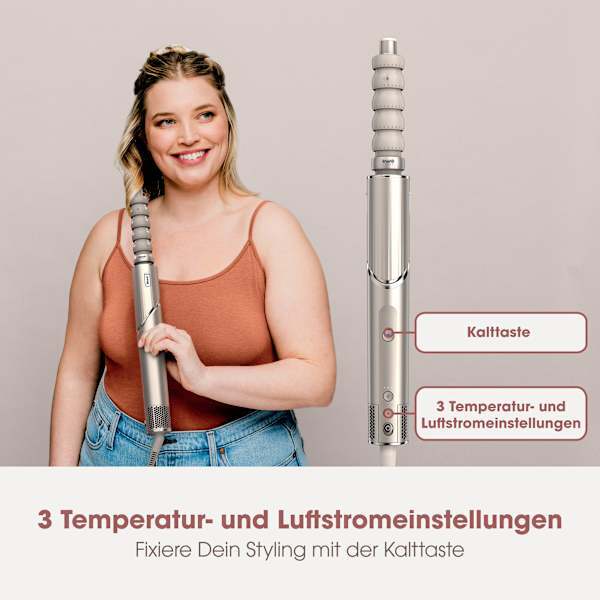 shark flexstyle 5 in 1 haarstyler und trockner stone Shark FlexStyle HD446SLEU Stone Produktbild 14